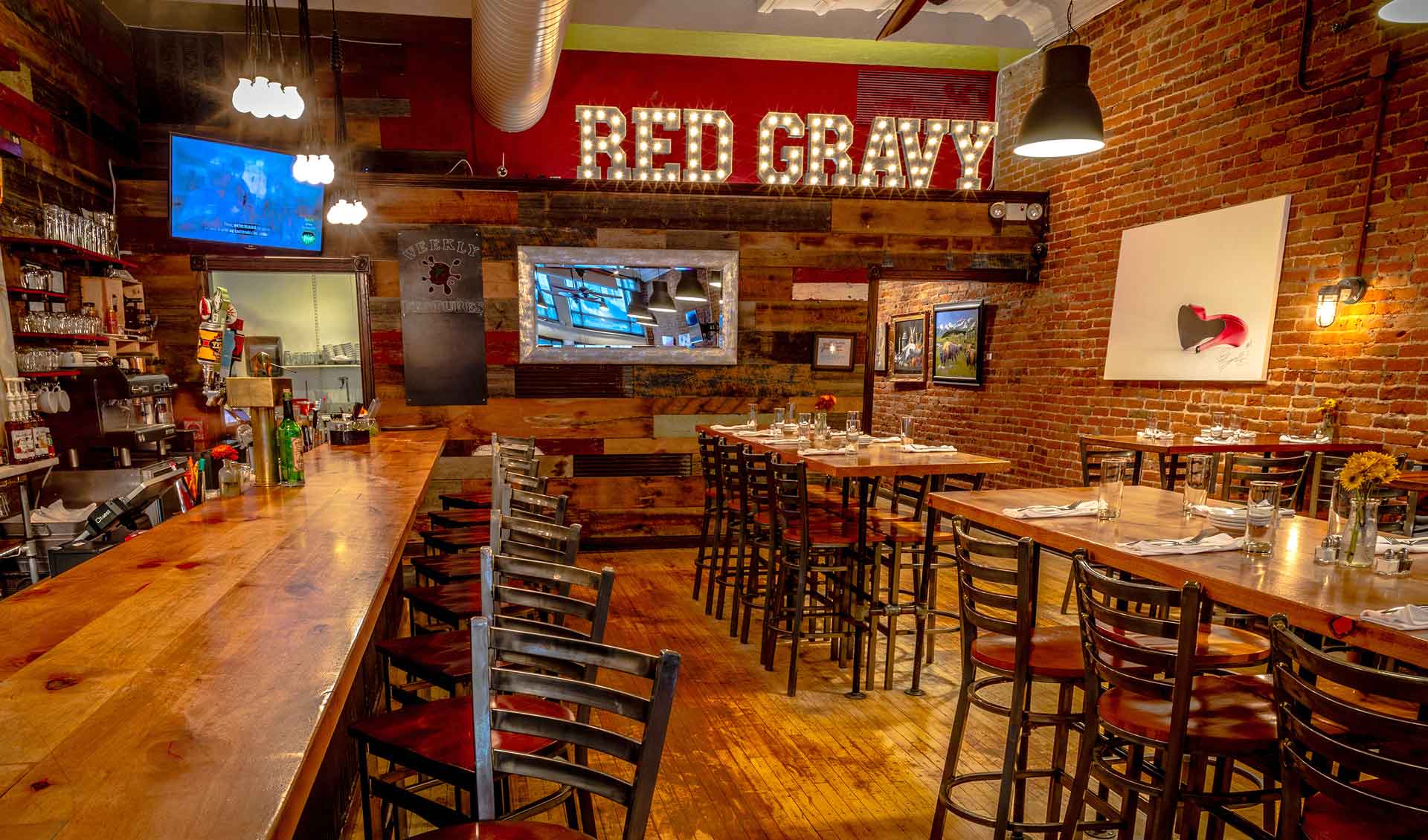 Colorado Springs best Italian restaurant Red Gravy interior photo Colorado Springs best Italian restaurant Red Gravy interior photo