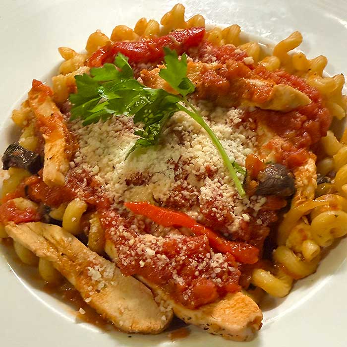 Photo of Red Gravy's new dish - Cavatappi Cacciatore.